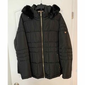 Calvin Klein Black Warm Winter Puffer Coat